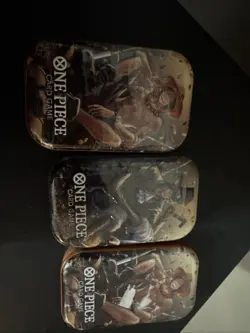 One Piece Card Game Tin Pack Set Vol 2 Portgas Sabo 3 Pack! - Image 1