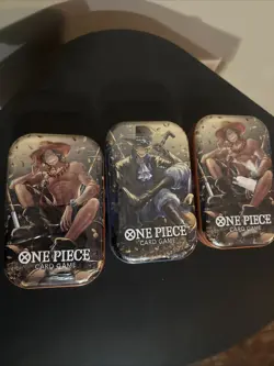 One Piece Card Game Tin Pack Set Vol 2 Portgas Sabo 3 Pack! - Image 5