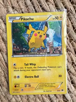 Pokemon TCG Pikachu McDonalds Promo 6/12 Holo Card - Image 1