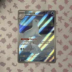 Dewgong 097/094 Phantasmal Flames Illustration Rare Full Art Pokemon Card - Image 1