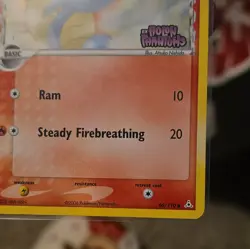 Horsea 66/110 Common Reverse Holo Stamped Holon Phantoms Pokemon Card - Image 4