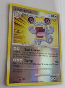 Loudred 44/106 Great Encounters Reverse Holo Pokemon Card 2008 - Image 3