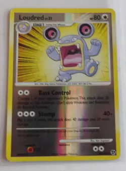 Loudred 44/106 Great Encounters Reverse Holo Pokemon Card 2008 - Image 4