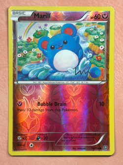 Marill~ Cute Pokemon Cards ~ Pretty in Pink & Pastel Gallery~ Pink Pokemon - Image 1