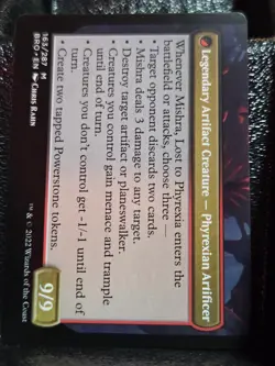 Phyrexian Dragon Engine 163 Rare The Brothers' War Magic: The Gathering NM - Image 2