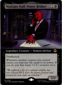 Madame Null, Power Broker (Extended Art) 0265 TMNT Magic: The Gathering Foil NM - Image 1