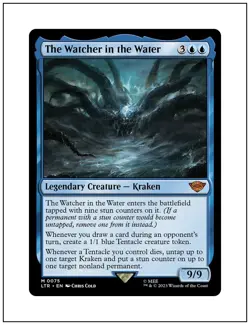 1x The Watcher in the Water, Lord of the Rings, Magic the Gathering MTG NM - Image 1