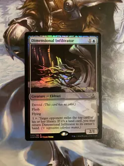 FOIL Dimensional Infiltrator OATH OF THE GATEWATCH - NRMINT - Image 1