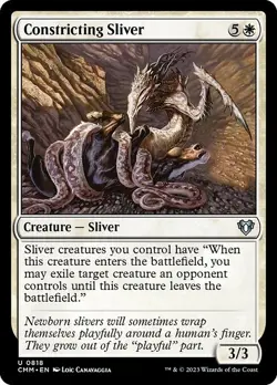 Constricting Sliver - CMM 0818 NM - MTG Magic - Image 1