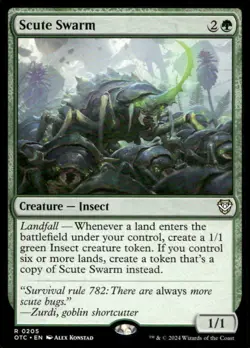 Scute Swarm R Commander: Outlaws of Thunder Junction 205 NM - Image 1