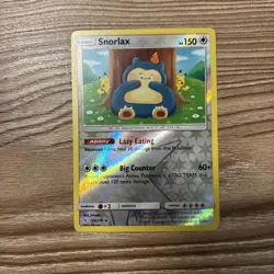 Pokemon TCG Snorlax 158/214 Sun & Moon Unbroken Bonds Reverse Holo NM - Image 1