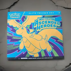 Pokemon Mega Evolution Ascended Heroes Elite Trainer Box Dragonite Zekrom - Image 1
