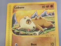 Pokemon Base Set Expedition #103/165 non-holo CUBONE---not been played--- - Image 2