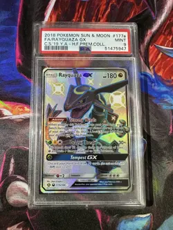 Rayquaza GX 177a/168 Premium Collection Promo PSA 9 Mint Pokemon TCG - Image 1