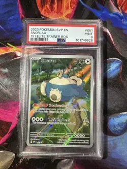 Snorlax #51 S&V 151 ETB Black Star Promo PSA 9 Mint Pokemon TCG - Image 1