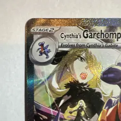 Pokemon Cynthia's Garchomp EX Special Illustration Rare Holo 232/182 330 HP - Image 3