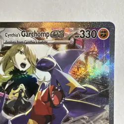 Pokemon Cynthia's Garchomp EX Special Illustration Rare Holo 232/182 330 HP - Image 4