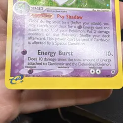 Pokemon Gardevoir 7/109 EX Ruby & Sapphire Holo Rare 100HP 2003 - Image 4