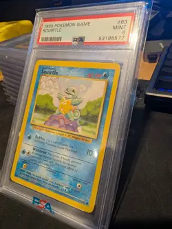 1999 Squirtle 63/102 Pokemon PSA 9 BASE SET - Image 4