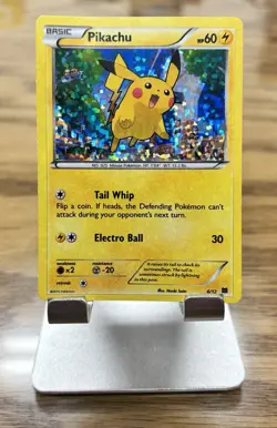 Pokemon TCG Pikachu Mcdonalds Promos 6/12 Confetti Holo Promo 2015 - Image 1