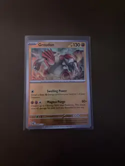 Groudon - 093/182 Reverse Holo Rare - Paradox Rift - Pokemon - NM/M - Image 1