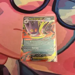 Mega Gengar ex 056/094 Double Rare Phantasmal Flames Pokemon Near Mint - Image 1