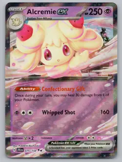Alcremie ex 075/159 Double Rare Journey Together Pokemon Holo Near Mint - Image 1