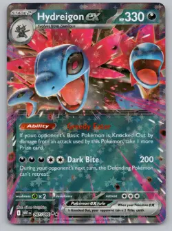 Hydreigon ex 067/086 Holo Double Rare White Flare Pokemon Holo Near Mint - Image 1
