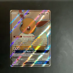 Pokemon Eevee GX SM242 Black Star Promo Full Art Foil SM 160HP - Image 1