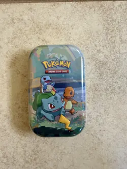 Pokemon TCG Celebrations Kanto Mini Tin Sealed Charmander Bulbasaur Squirtle - Image 1