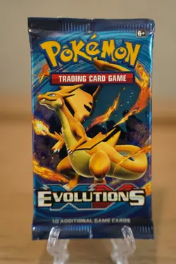 Pokemon TCG XY Evolutions Booster Pack 2016 Charizard Artwork Factory Sealed - Image 1