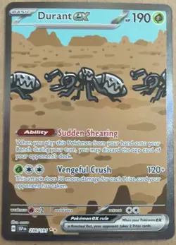 Durant ex 236/191 SV08 Surging Sparks Special Illustration Rare Full Art Holo - Image 1