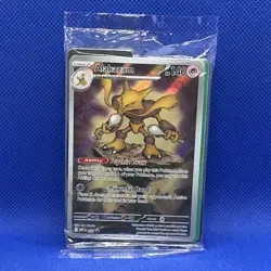 Sealed Pokemon Alakazam 009 Me: Mega Evolution Promo Holo 140 HP Stage 2 - Image 1