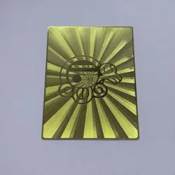 Nami - Wanted One Piece Anime Metal Gold Trading Card Etched Art Tc3 - Image 5