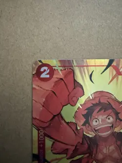 Bandai Monkey.D.Luffy OP01-024 Super Rare SR Foil Alternate Art —N. Mint Alt Art - Image 4