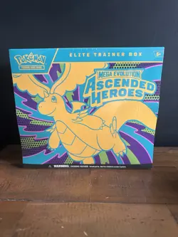 💎 Pokemon TCG Mega Evolution Ascended Heroes Elite Trainer Box ETB ✨ Sealed NEW - Image 1