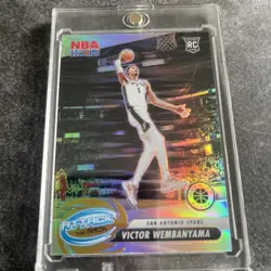 Victor Wembanyama 23-24 Premium Stock Attack The Rack Prizm Rookie Card🔥🔥🔥 - Image 1