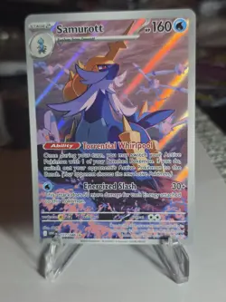 Pokemon TCG Samurott Illustration Rare White Flare 107/086 English NM - Image 1