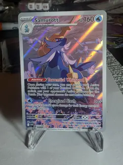 Pokemon TCG Samurott Illustration Rare White Flare 107/086 English NM - Image 2