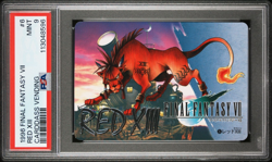 1996 FINAL FANTASY VII CARDDASS VENDING 6 RED XIII PSA 9 Mint - Image 1