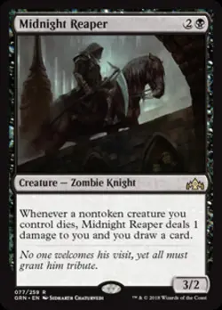 Midnight Reaper -Foil Light Play MTG Guilds of Ravnica - Image 1