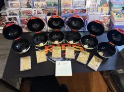 1999 Pokemon 23K Gold Plated Card Complete Set 6, Certified, With Pokeball - Image 1