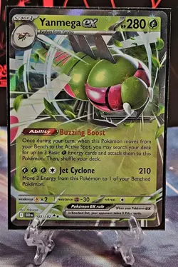 Pokemon TCG Yanmega EX Double Rare Holo Card #003/182 Destined Rivals - Image 1