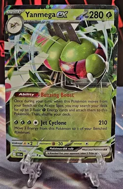 Pokemon TCG Yanmega EX Double Rare Holo Card #003/182 Destined Rivals - Image 2