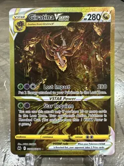 Pokemon Giratina VSTAR Holo Rare TCG Card GG69/GG70 Crown Zenith - Image 1