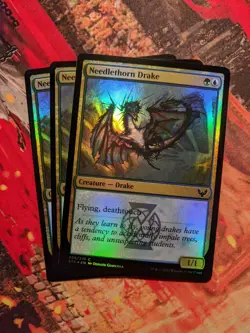 MTG Card : (3x) Needlethorn Drake (Strixhaven: School of Mages) FOIL - Image 1