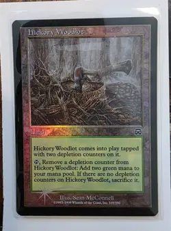 Hickory Woodlot MTG Mercadian Masques Foil Card - #319/350 - ENG - Image 1