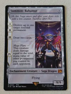 MTG Final Fantasy: Summon: Bahamut - M 0001 NON FOIL #69 - Image 1