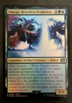 Omega, Heartless Evolution MTG Final Fantasy Foil Rare Magic The Gathering NM/M - Image 1
