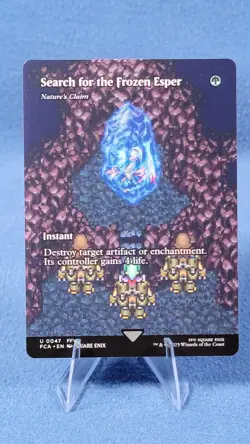 Search for the Frozen Esper - Nature's Claim (Showcase) Mtg Final Fantasy 🔮 B - Image 1